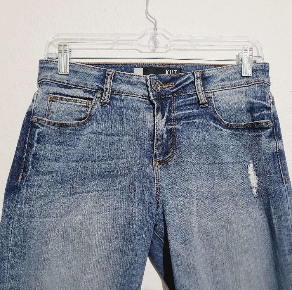 KUT From the Kloth Kurvy Diana Crop Skinny Jeans Women’s Size 4 Stretch Denim - Picture 3 of 14